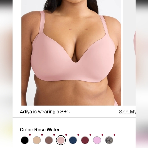 Knix WingWoman Contour Bra in Rose Water Pink 36C - Picture 12 of 13